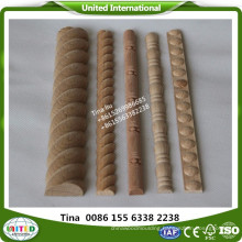 decorative carved steam beech wood moulding